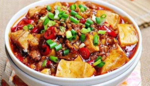 Ma Po Tofu Chinese Dish