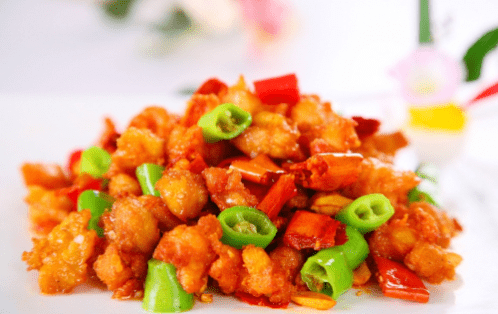 Sichuan Chicken Chinese Dish